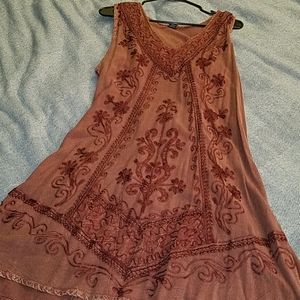 Wine sundress